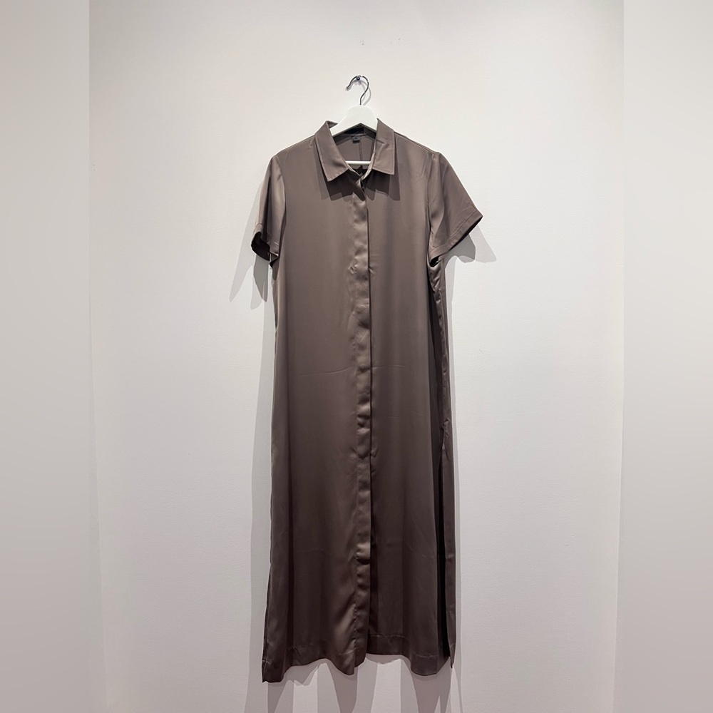 Rudsak Elegant Taupe long Shirt Dress